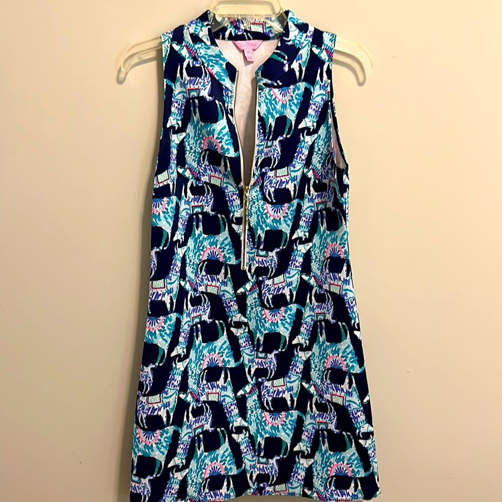 EUC Lilly Pulitzer scuba dress size Small